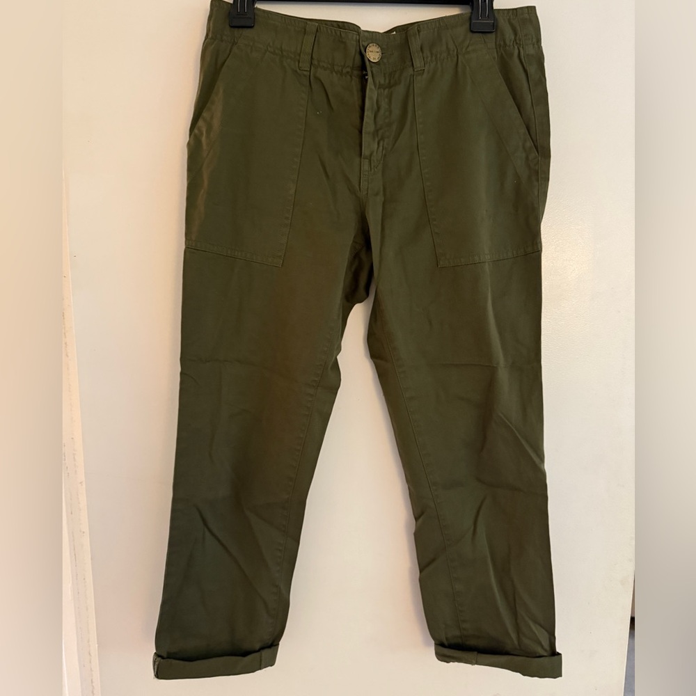 Current/Elliott Khaki Green Cargo Pants
